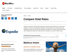 Tablet Screenshot of hotelwire.net